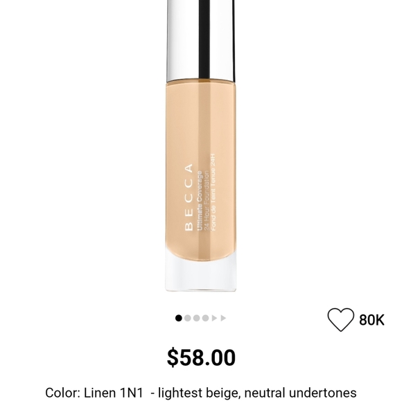 SOLD BECCA Ultimate Coverage 24hr Foundation - Picture 4 of 4